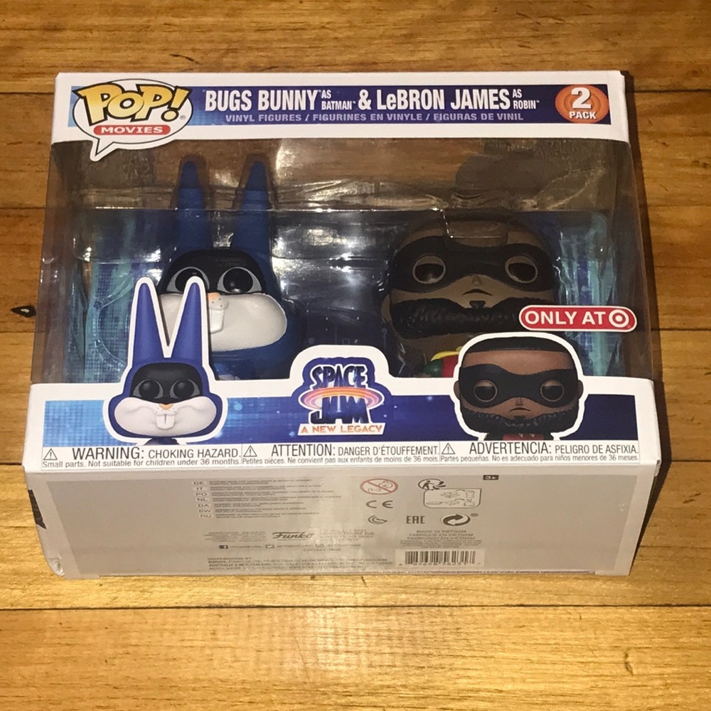 Space Jam Lebron James & Bugs Bunny Funko Pop